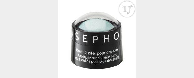 La craie pastel de Sephora pour des cheveux turquoise.