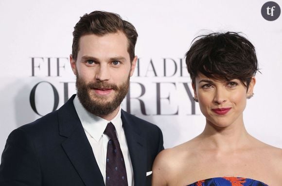 Jamie Dornan et sa femme Amelia Warner à la première de 50 Shades of Grey en février 2015 à Londres