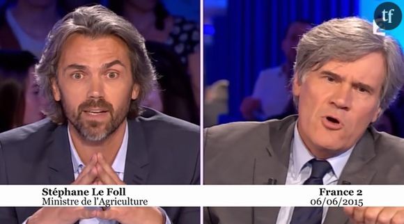 Vif échange entre Aymeric Caron et Stéphane Le Foll dans "On n'est pas couché"