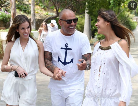 Christian Audigier et Nathalie Sorensen donnent une fête en blanc en 2014