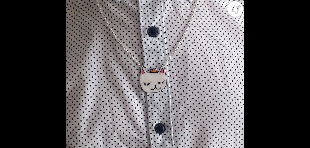  Le collier Princess Kitty, 17,86€ sur Etsy 