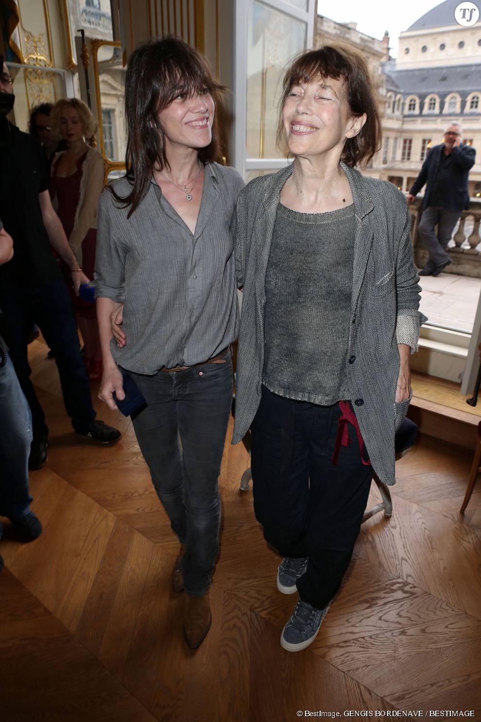 Jane Birkin et Charlotte Gainsbourg.