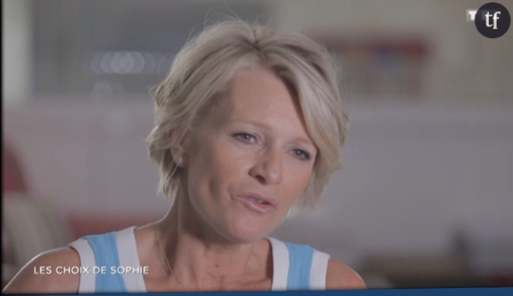 Sophie Davant dans Sept à huit sur TF1.