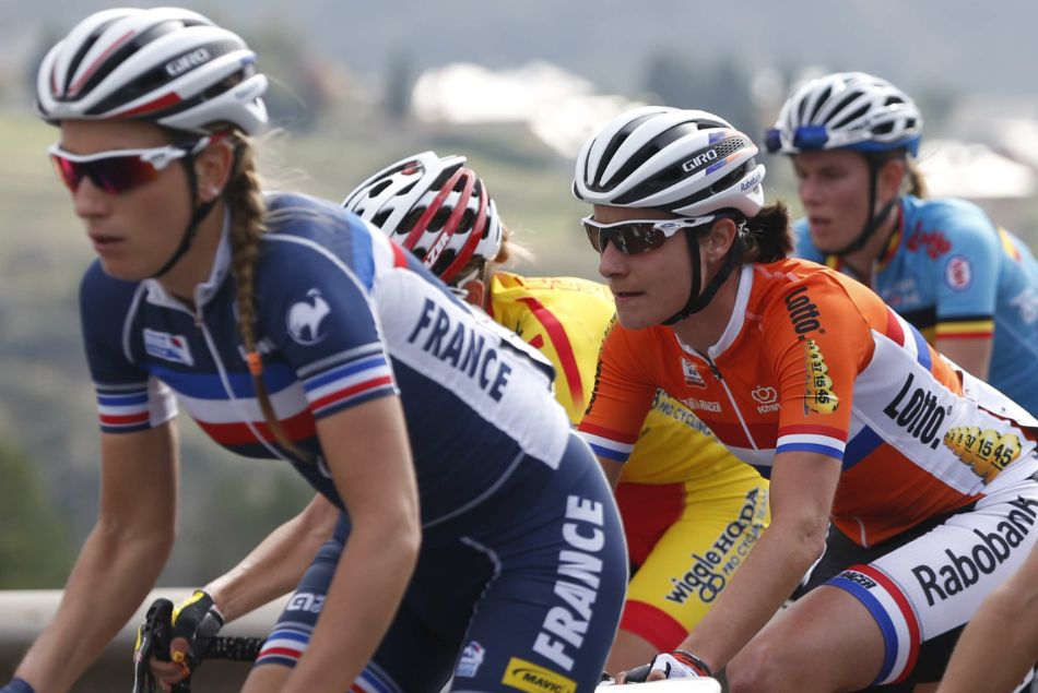 Pauline Ferrand-Prevot, championne du monde de cyclisme sur route et de cyclo-cross.