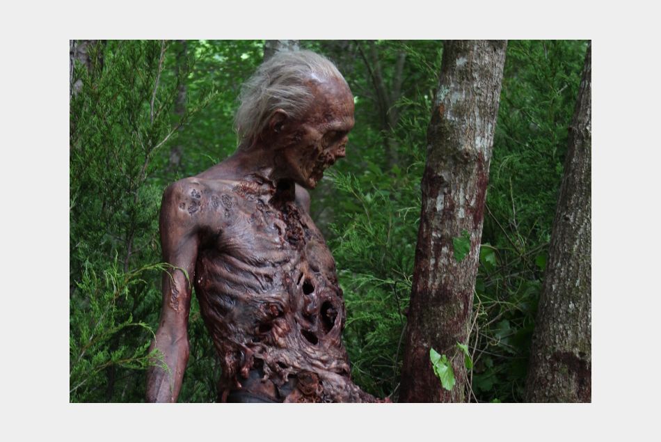 L'un des zombies de la saison 6 de "The Walking Dead"