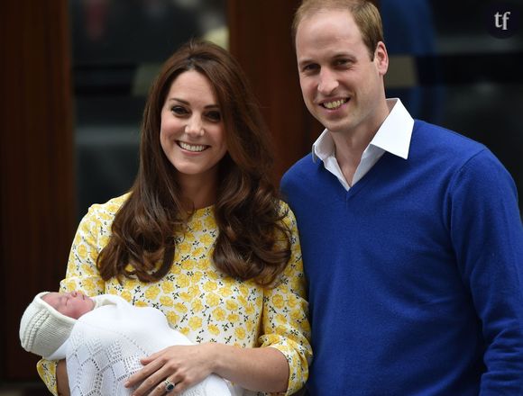 Kate Middleton et le prince William avec Charlotte