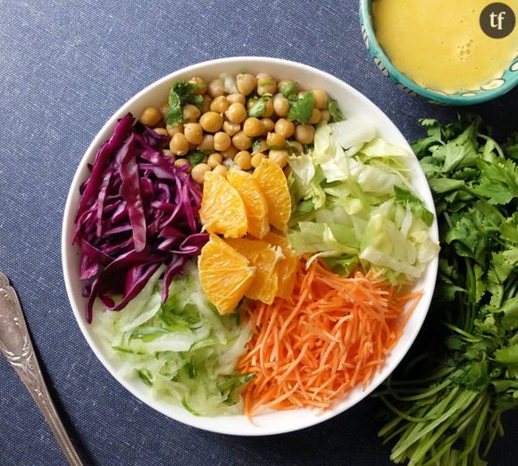 Une jolie salade marocaine pour voyager et se rafraîchir