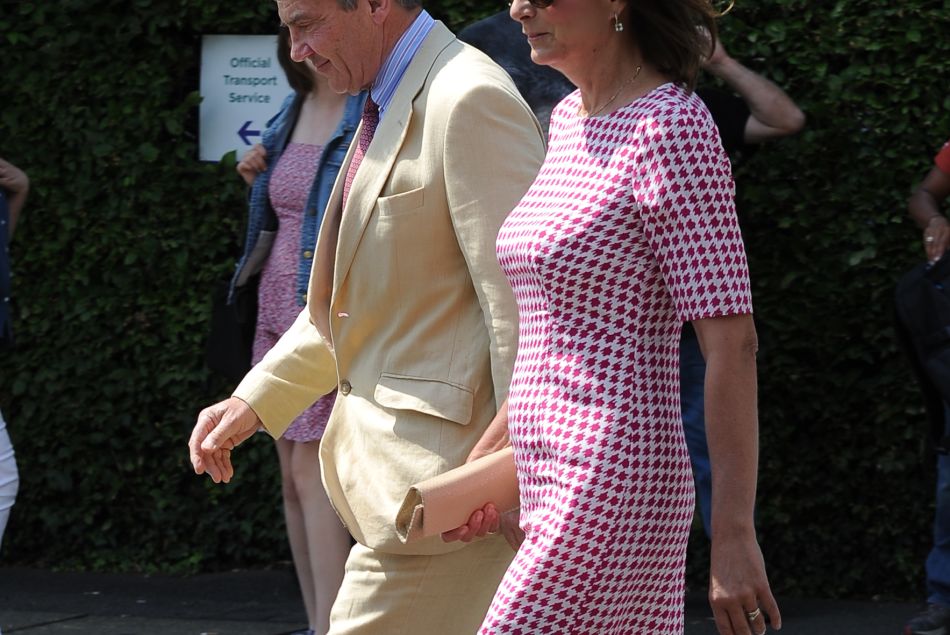 Carole et Michael Middleton à Wimbledon