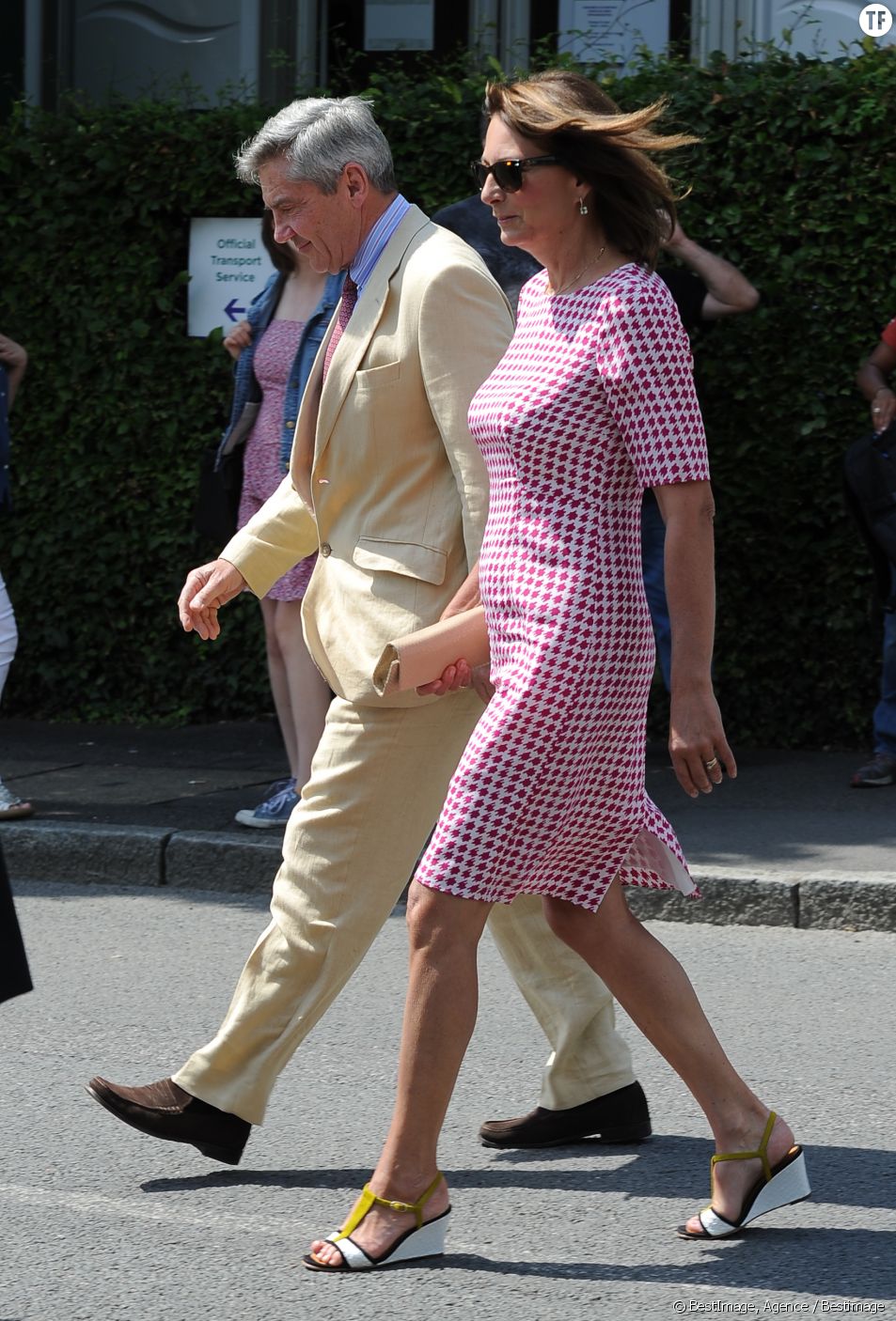 Carole et Michael Middleton à Wimbledon