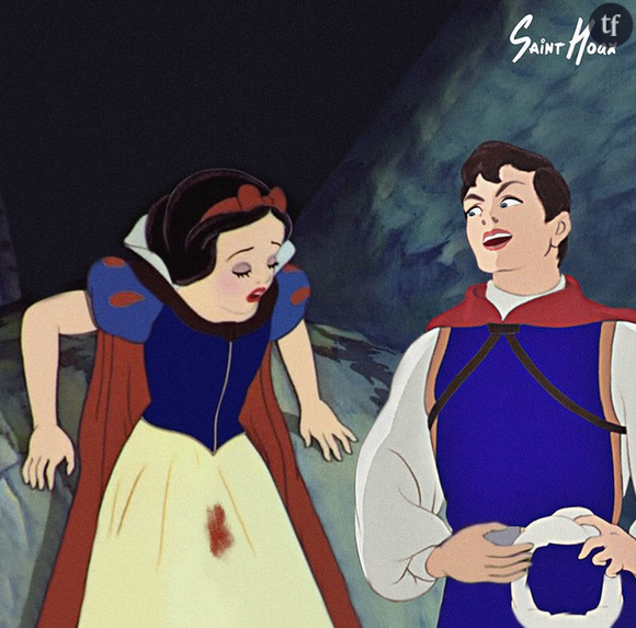 Blanche-Neige et son petit accident