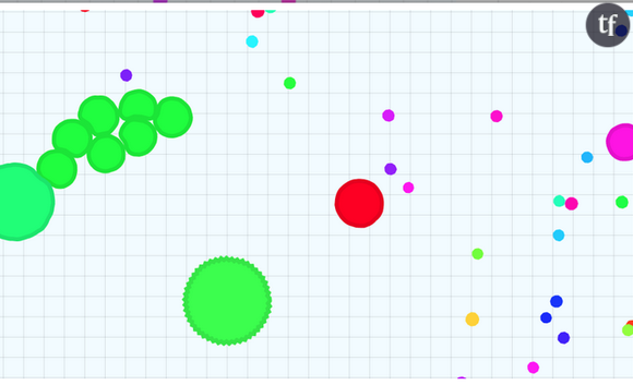 Le gameplay d'Agario.