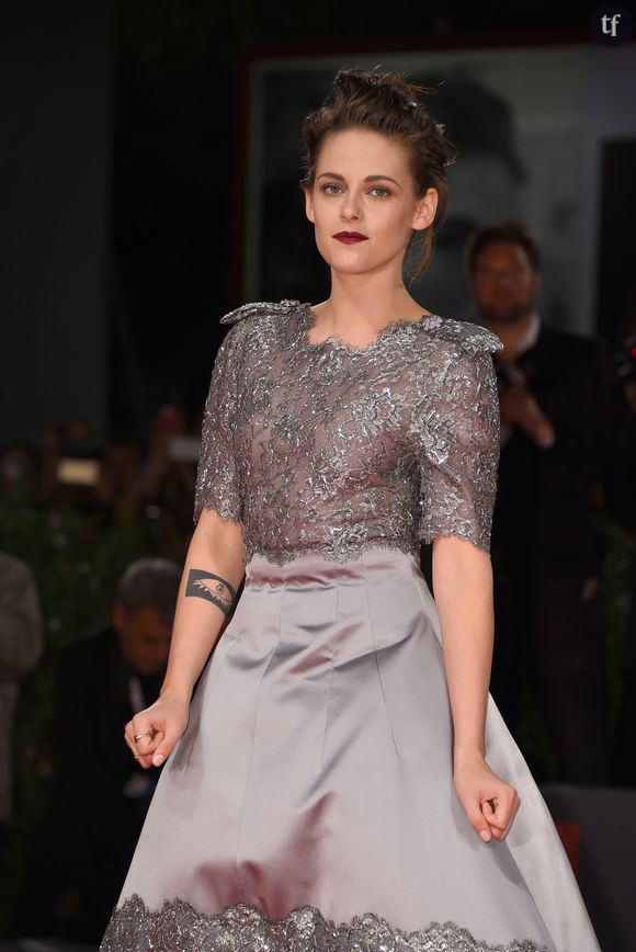 Kristen Stewart sur le tapis rouge du film "Equals" lors du 72ème festival du film de Venise (la Mostra), le 5 septembre 2015. 