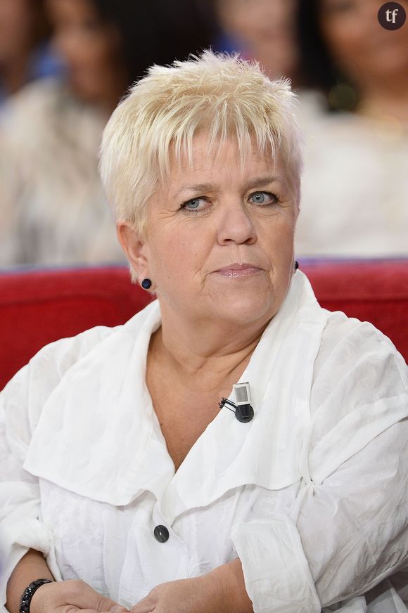 Mimie Mathy - Enregistrement de l'émission "Vivement Dimanche" à Paris le 25 Fevrier 2015. L'émission sera diffusée le 03 Mars. Invité principal Michel Fugain 