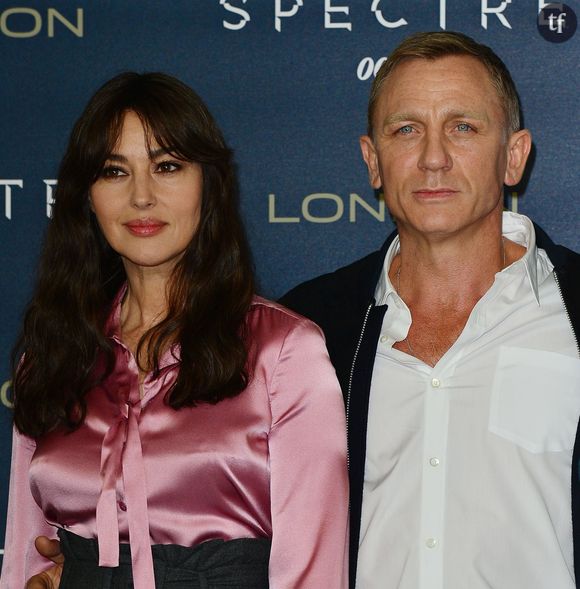 Daniel Craig et Monica Bellucci présente le film "007 Spectre" à Londres