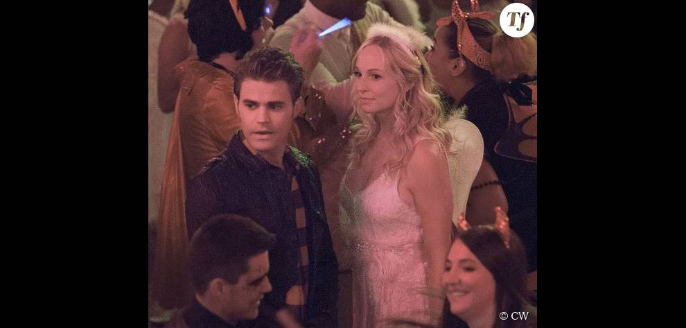Stefan et Caroline au bal de promo