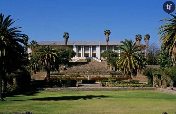 Le Parlement namibien, qui a des allures d'hôtel de luxe