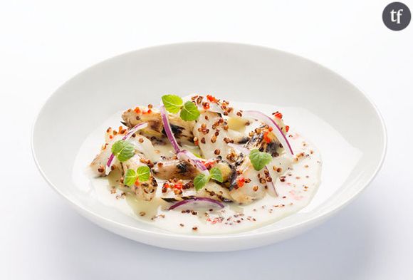 Ceviche d'asperges blanches