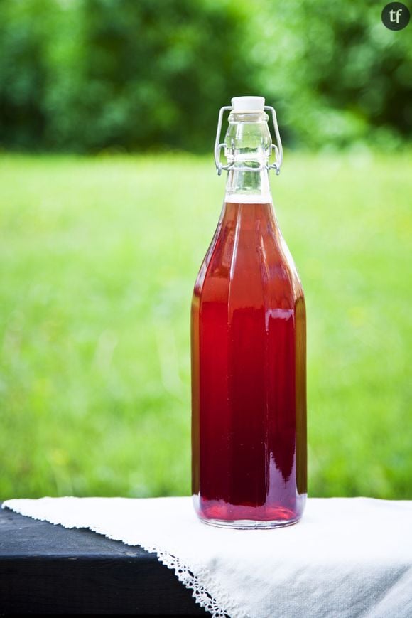 La recette de la limonade à la framboise