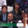Shy'm dans les tribunes de Roland-Garros pour encourager son compagnon Benoît Paire le dimanche 22 mai 2016