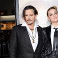 Johnny Depp et sa femme Amber Heard
