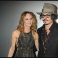 Johnny Depp et son ex-compagne Vanessa Paradis en 2010