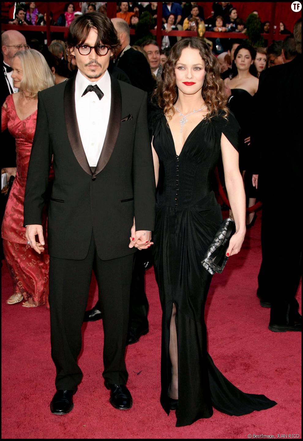 Johnny Depp et Vanessa Paradis en 2008