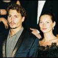 Johnny Depp et Kate Moss en 1998