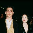 Johnny Depp et son ex-compagne Winona Ryder en 1992