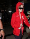 Lily-Rose Depp arrive à l'aéroport de Los Angeles, le 26 mai 2016