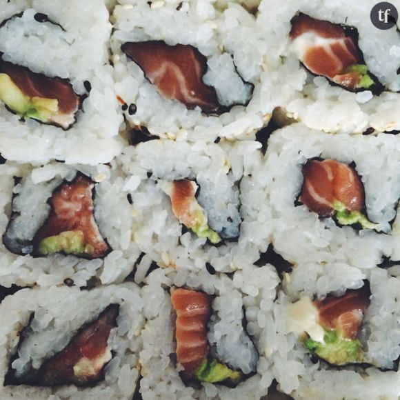 La nori dans des california makis