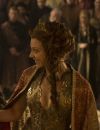 Ici, la future reine Margaery Tyrell et sa spectaculaire coiffure tressée le jour de ses noces.
