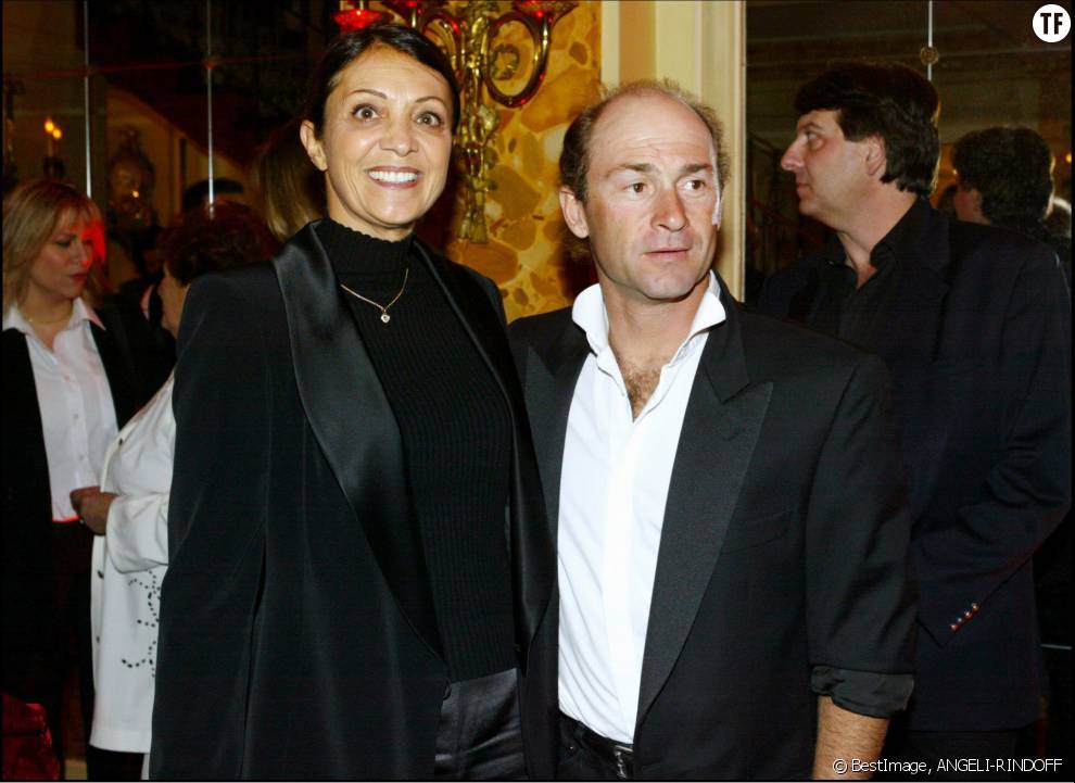 Vincent Lagaf&#039; et sa femme Véronique en 2003