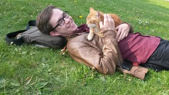 Campus cat, le chat câlin qui dope le moral des étudiants