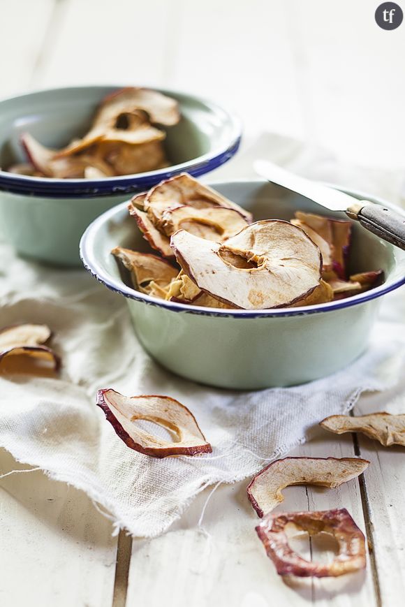 La recette saine des chips de pommes et de bananes