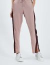  Pantalon de jogging rose à bandes latérales fendu Topshop 60 euros 