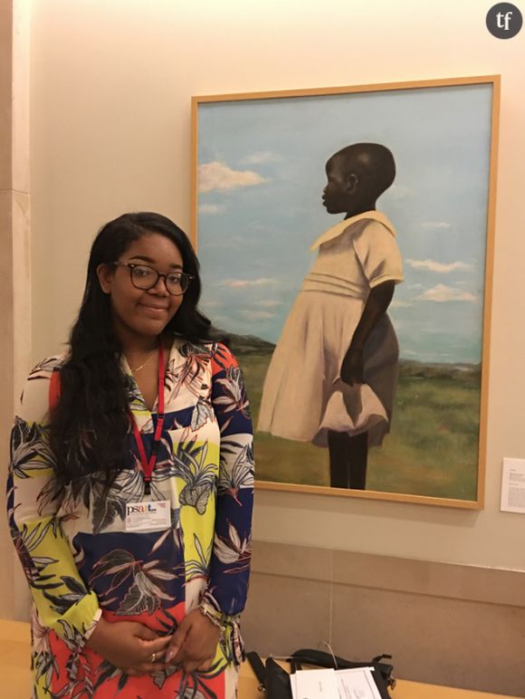 La jeune artiste peintre Cliffanie Forrester qui a seulement 18 ans est exposée au Metropolitan Museum of Art (MET)