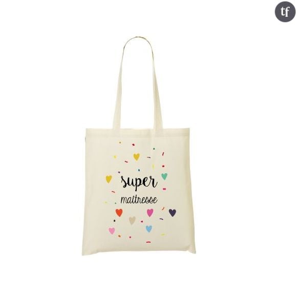 Tote bag super maîtresse, fairepartmagnet.com, 17 euros