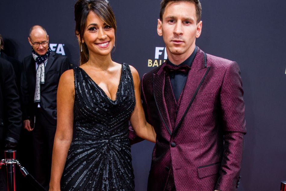 Lionel Messi et sa compagne Antonella Roccuzzo