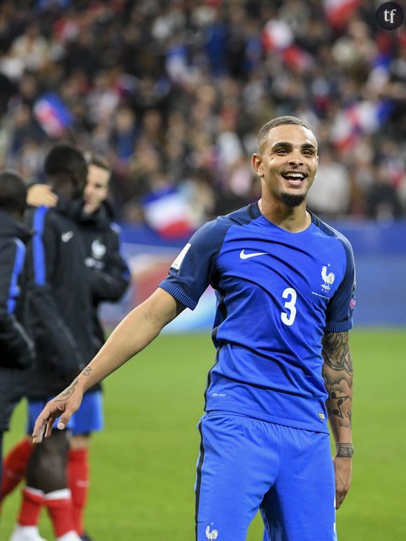 Layvin Kurzawa lors du match de qualification pour la Coupe du Monde 2018, France-Bulgarie au Stade de France, le 7 octobre 2016