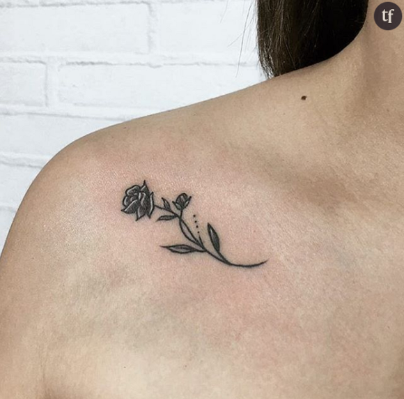 Les tatouages en forme de rose, la nouvelle tendance