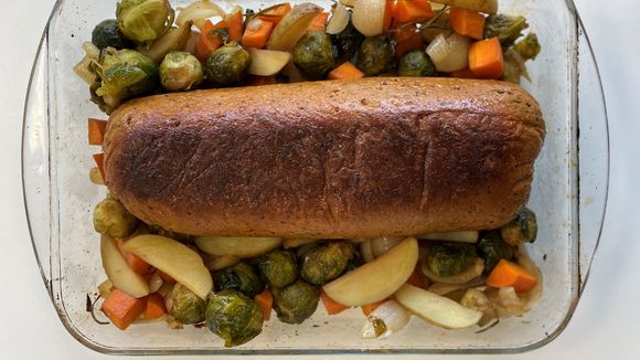 La délicieuse recette vegan du rôti de seitan aux noix et aux champignons