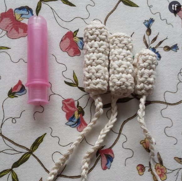 Tampons en crochet vendus par Lady Garden Crochet sur Etsy