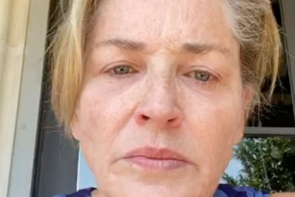 Sharon Stone en colère contre les anti-masque et Donald Trump
