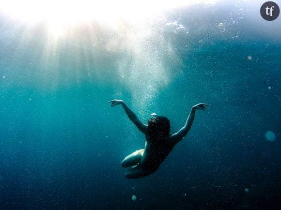 Jeanne Morel et Paul Marlier, performance sous l'eau