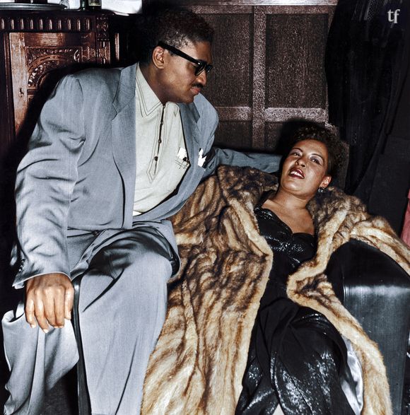 Billie Holiday en manteau de fourrure