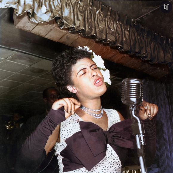 La chanteuse Billie Holiday
