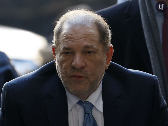 Le producteur Harvey Weinstein à la Cour suprême de l'État de New York pour son procès à New York City, le 24 février 2020.
