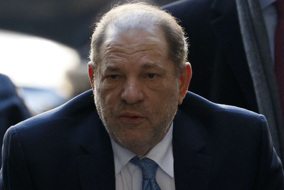 Le producteur Harvey Weinstein à la Cour suprême de l'État de New York pour son procès à New York City, le 24 février 2020.