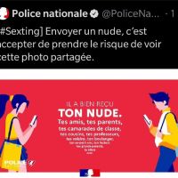 Un tweet de la Police nationale sur le revenge porn crée un tollé