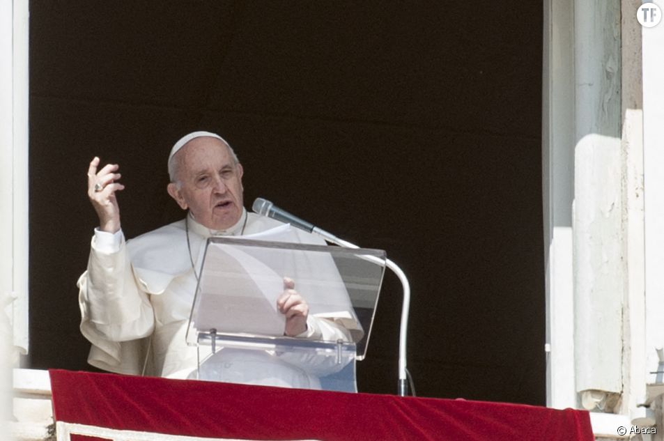 Le Pape François lors de son discours à St-Pierre le 24 octobre 2021